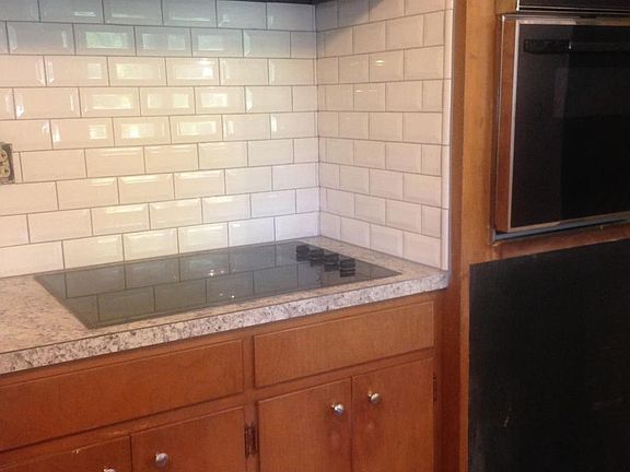 Newly tiled kitchen