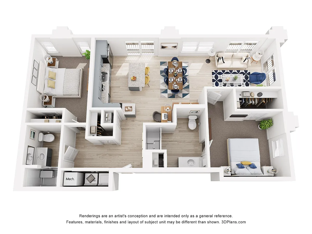 Floor plan Venice (ADA)