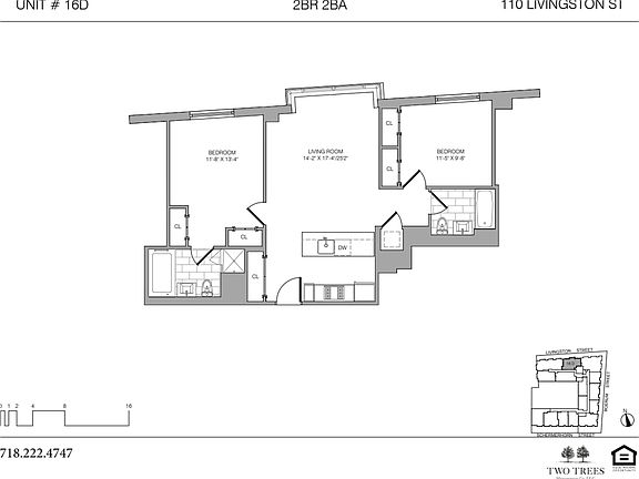 2nd image of 110 Livingston St APT 16D