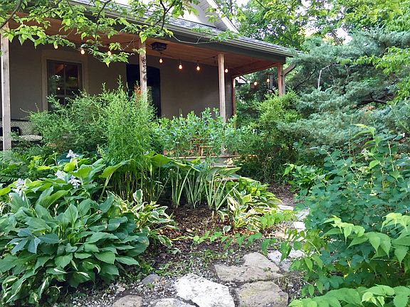 very private front porch