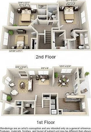 3 Bedroom | 2.5 Bath | 1648 SF 3 Bedroom | 2.5 Bath | 1648 SF