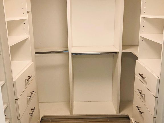 Spacious walk-in closet