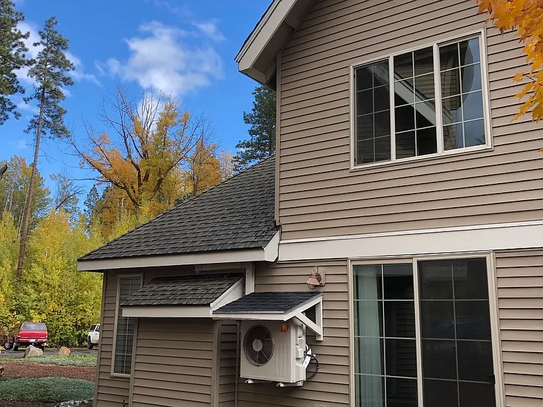 Side of townhouse.