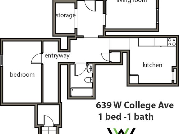 2nd image of 639 W College Ave #Basement