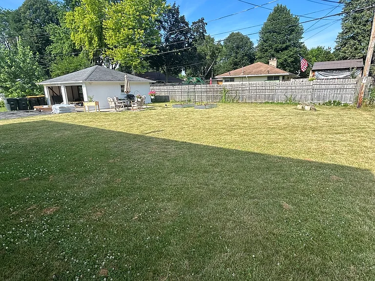 large backyard