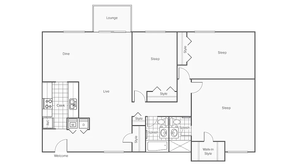 Floor plan Danbury