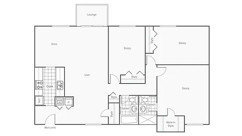 Floor plan Danbury