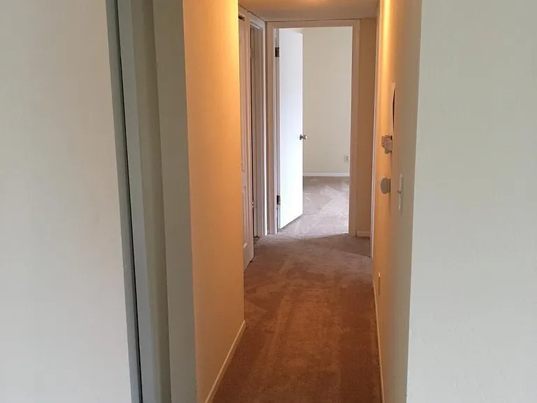 Hallway to bath and bedrooms