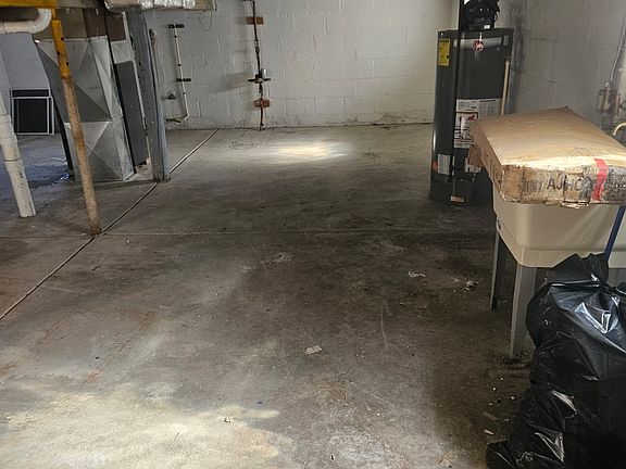Basement has low ceiling