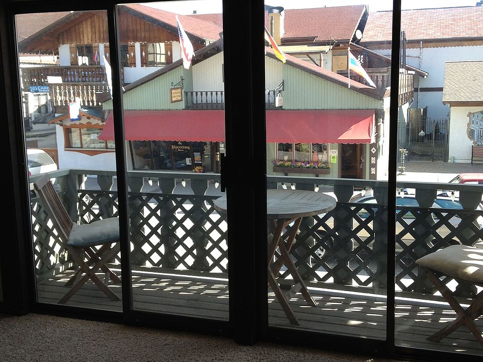 Looking out to balcony 