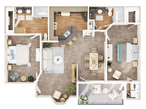 Floor plan B1