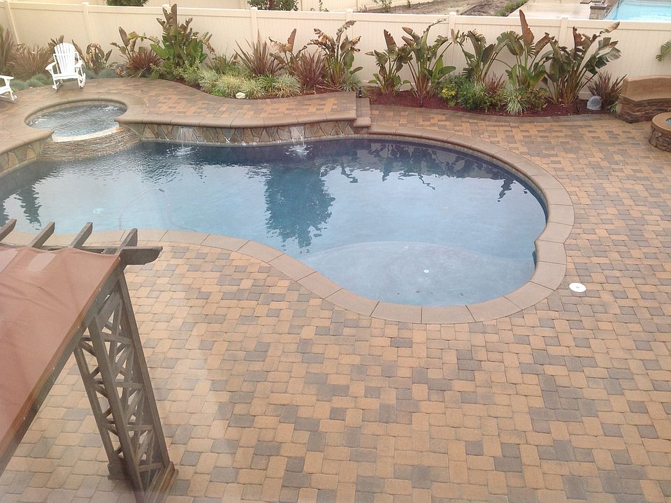 Pool from upstairs bed room