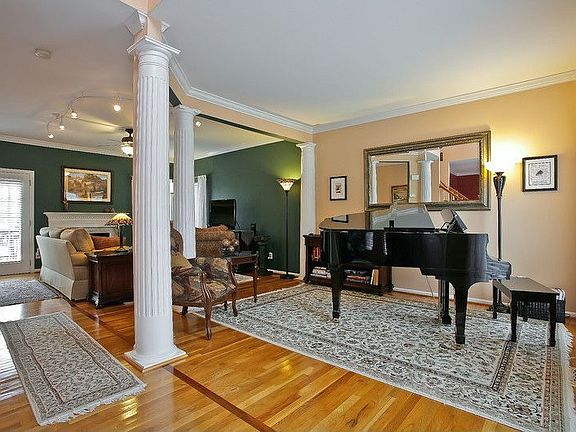 Open plan gives you many options for these spaces