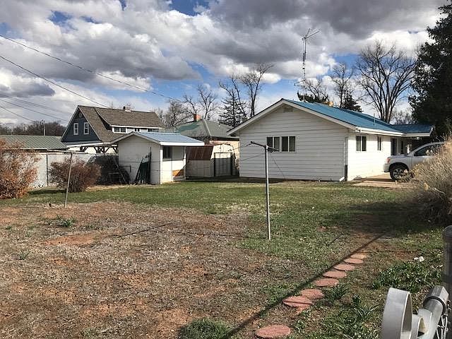 Side yard and front of property