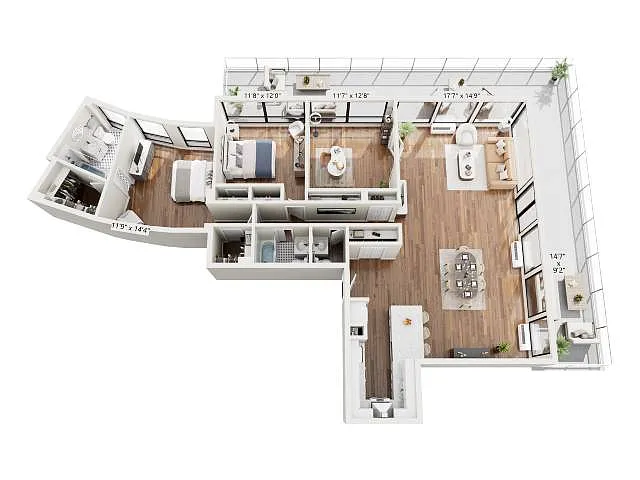 Floor plan 01PH