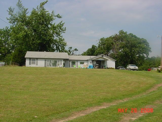 front,facing east,high on hill