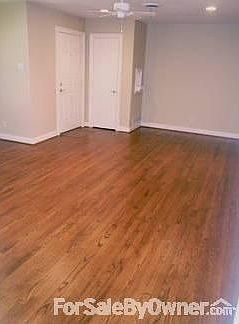 Refinished oak floors