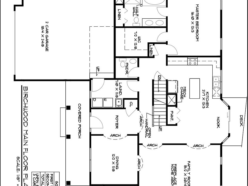 Birchwood Main Floor Plan
