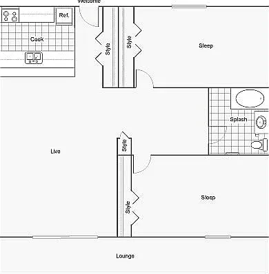 _Calderra-Style-1-Two-Bed-NO-FURNITURE-875-sq-ft _Calderra-Style-1-Two-Bed-NO-FURNITURE-875-sq-ft