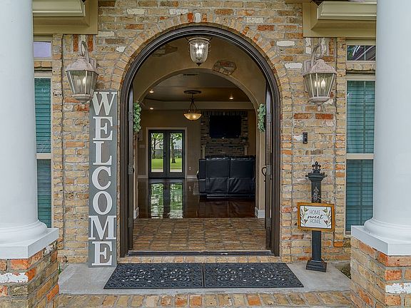 Front porch looking in