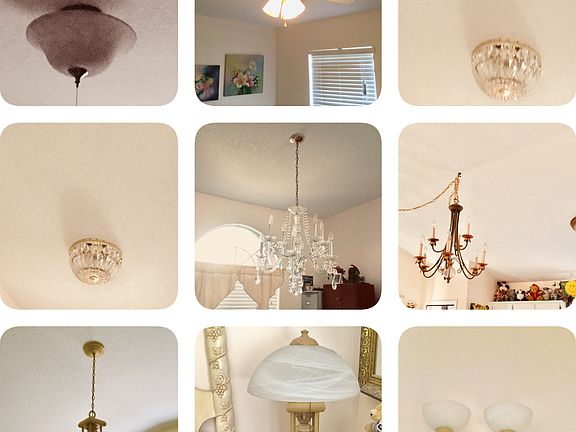All light fixtures.