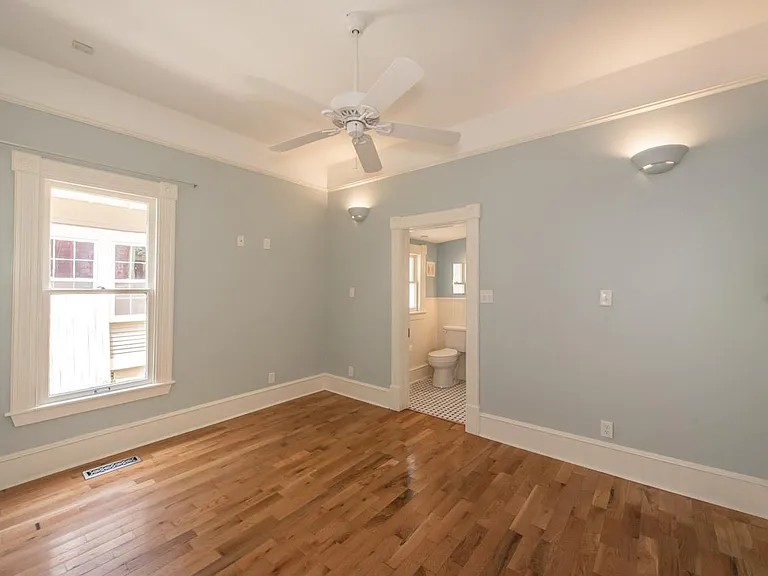 North bedroom with en suite full bath.