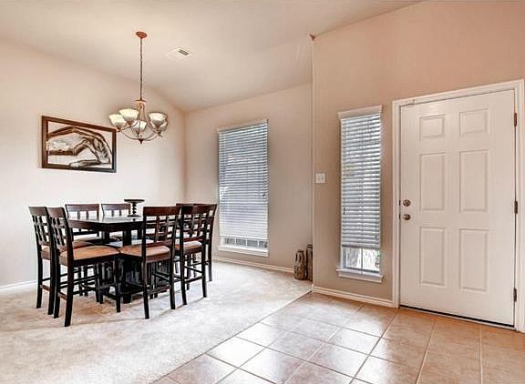 Entryway, dining room
