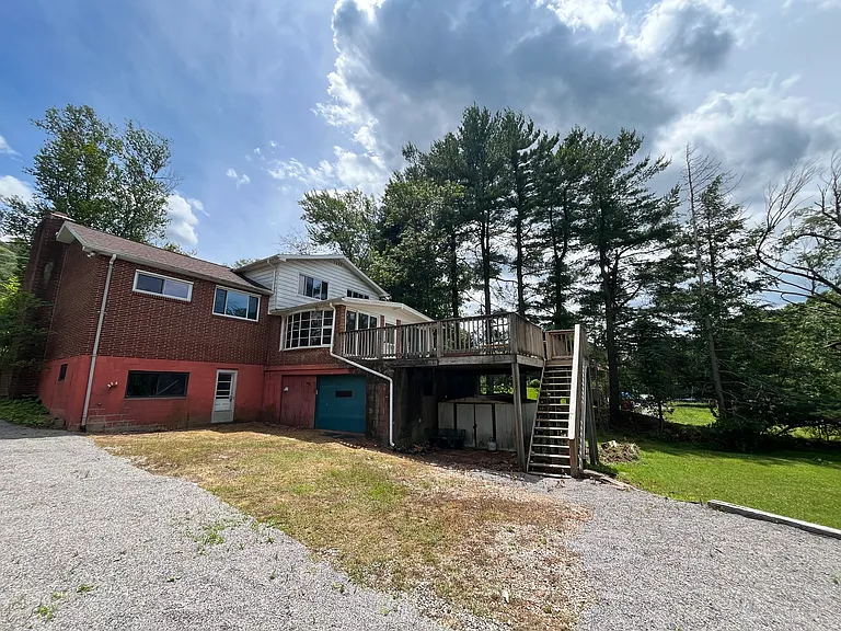 View of rear of house.
