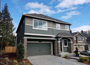 Front of Home - greenbelt on one side