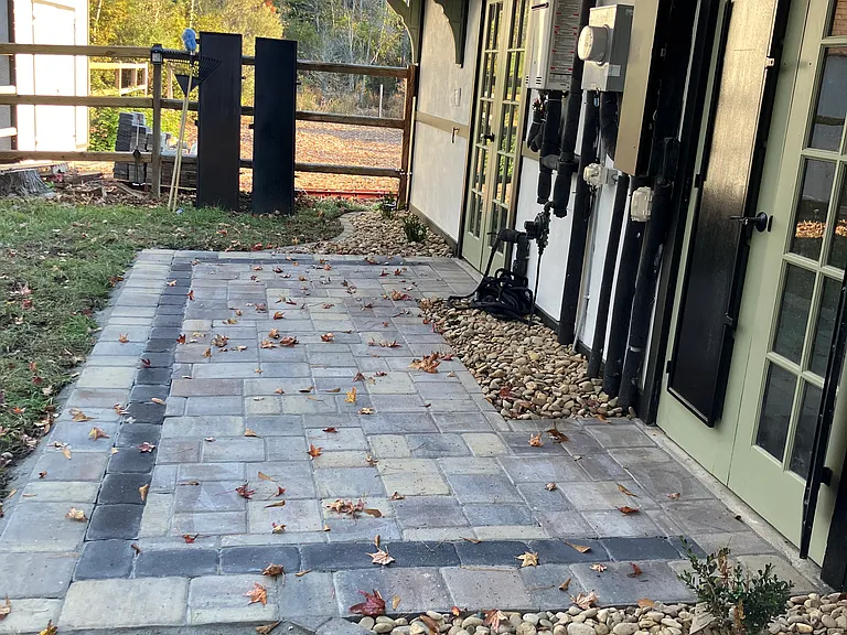 Enclosed yard all landscaping included