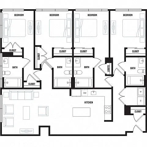 Floor plan D1