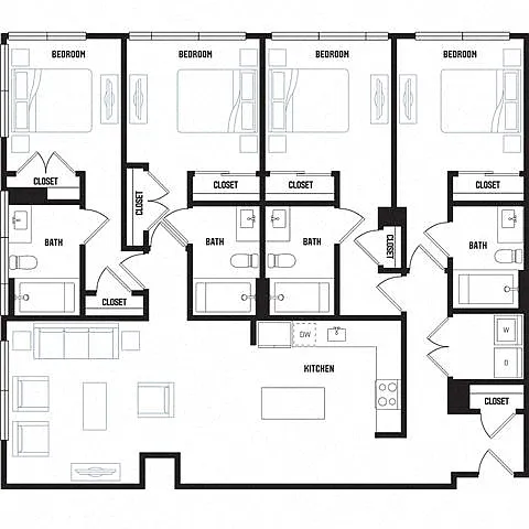 Floor plan D1