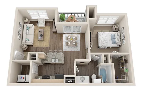 Floor plan A1