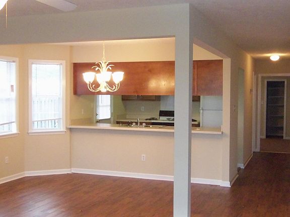 Living room and kitchen