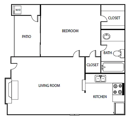 Floor plan Zilker - Harmony - A1/2