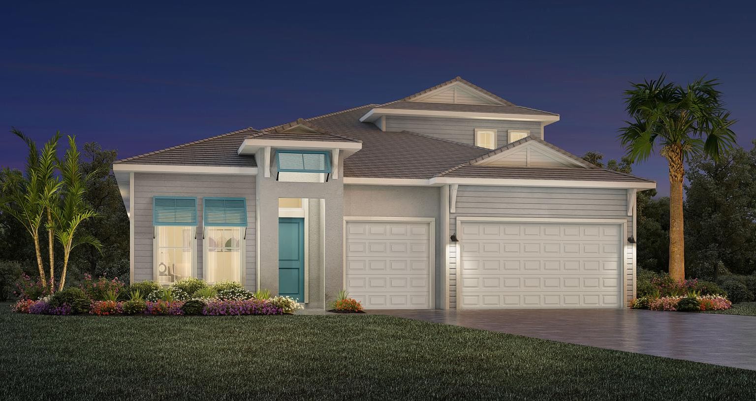 Glades Elite Plan, Seven Shores Landing Collection, Naples, FL 34114