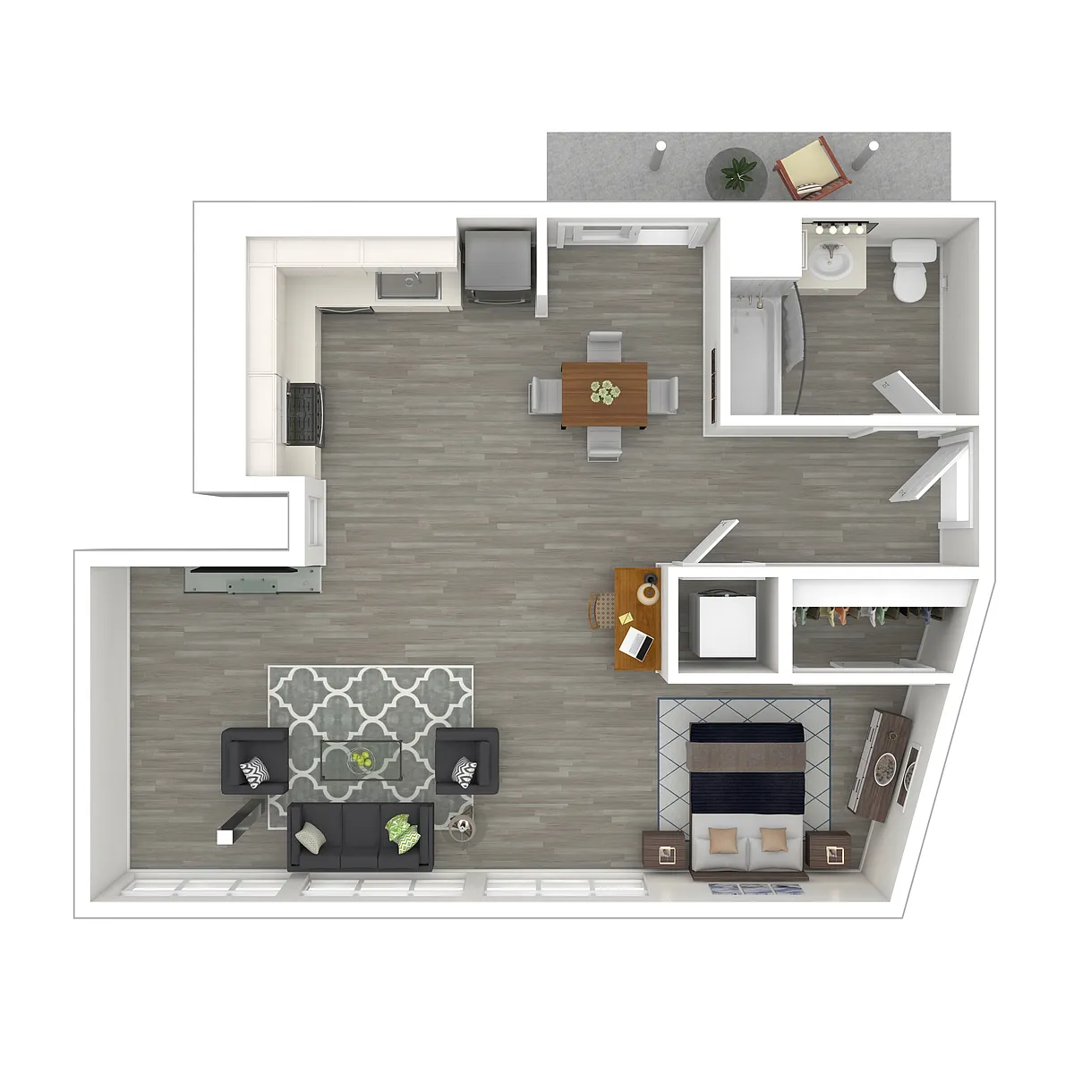 Floor plan Loft B