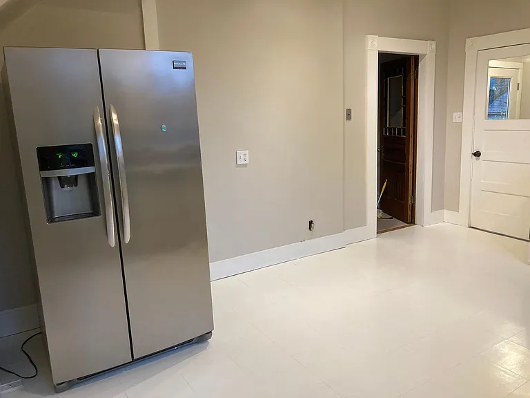 kitchen with space for a table