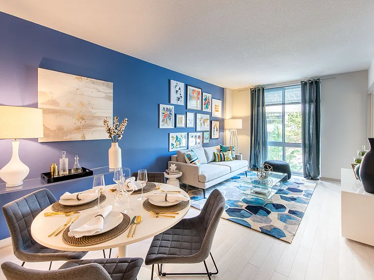 Spacious living areas with washed oak flooring