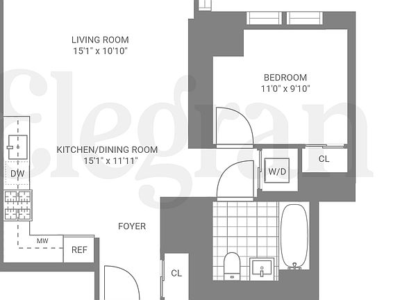 2nd image of 50 W 30th St #6-B