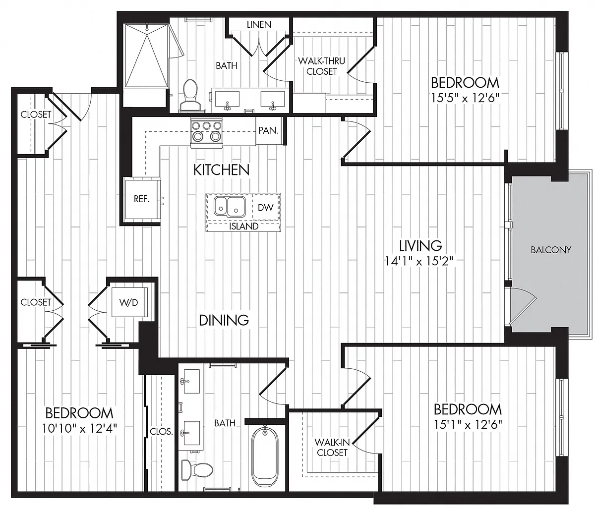 Floor plan 7575 - 3D