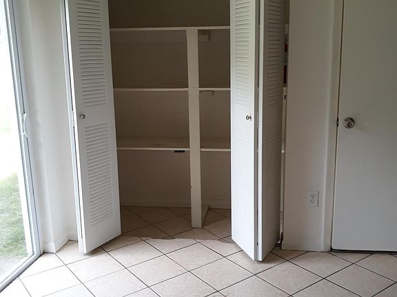 Spacious pantry off kitchen