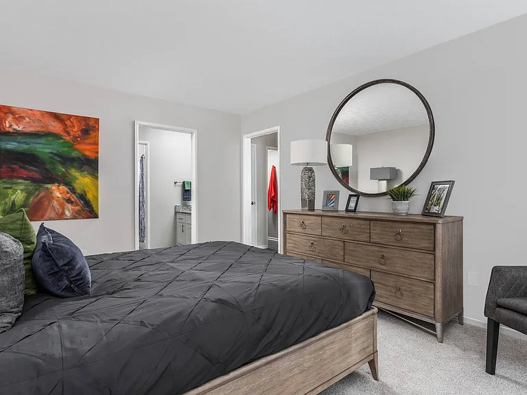 Bedroom with In-Suite Bathroom and Large Closet