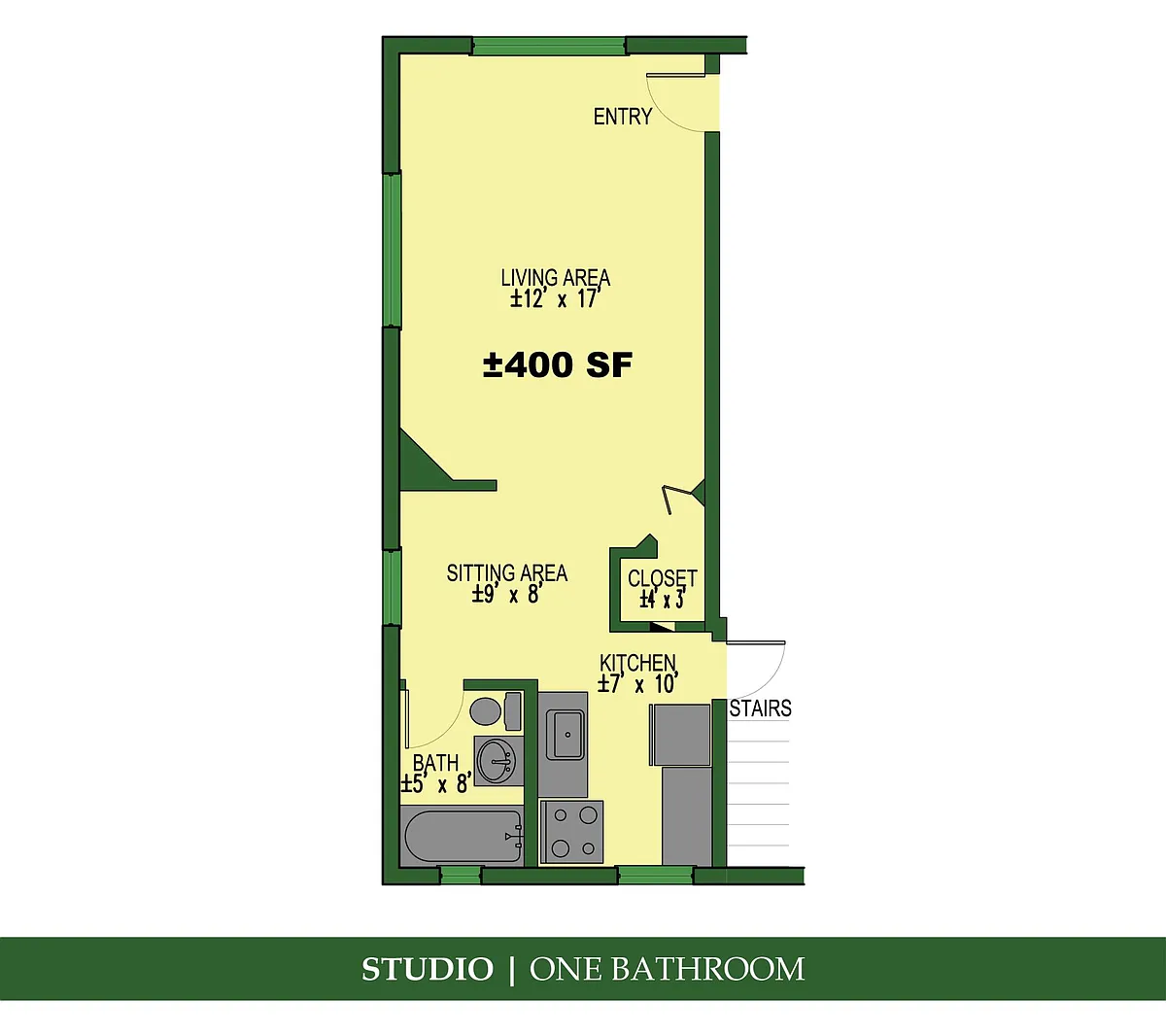 Floor plan Studio