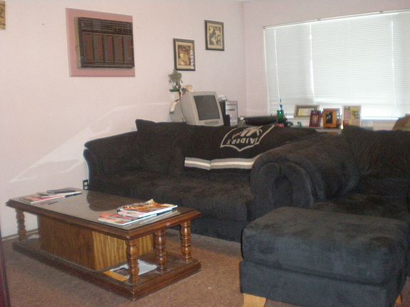 living room with  picture window  