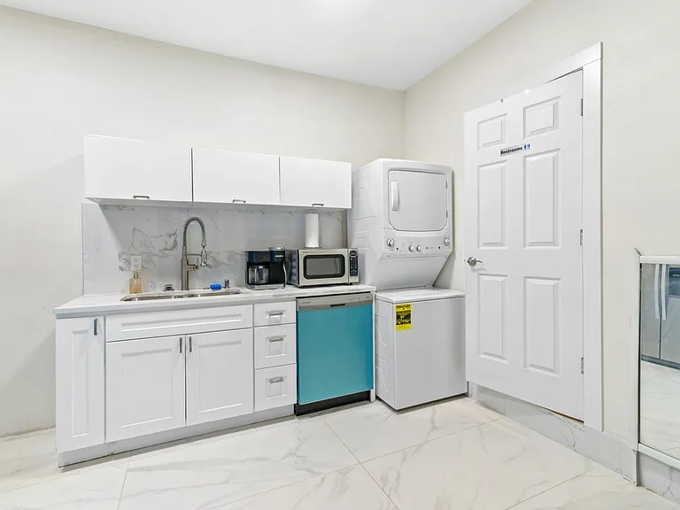 Common area bathroom and laundry
