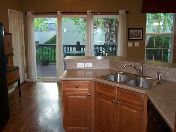 Kitchen, slider to deck