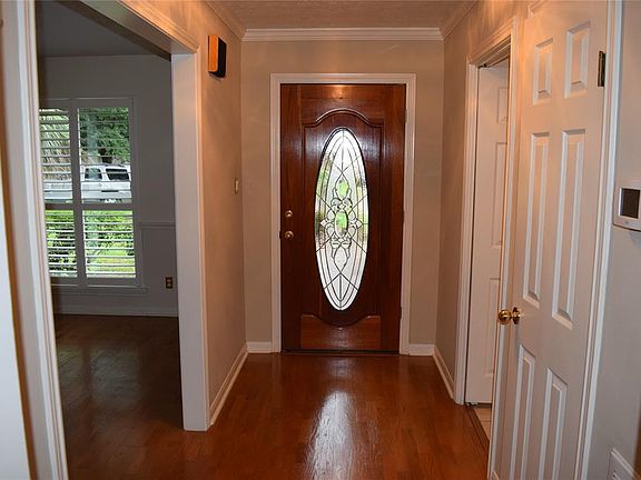 Another view of the leaded glass entry door. Welcome you friends and family first class.