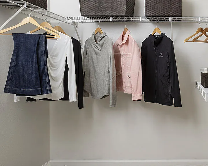 Spacious apartment Bedroom Closet.