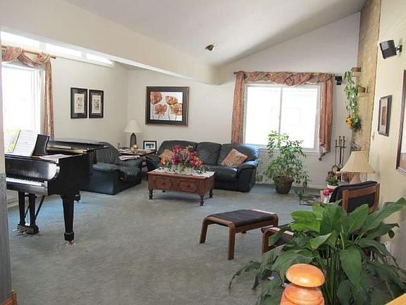 Spacious vaulted living room!